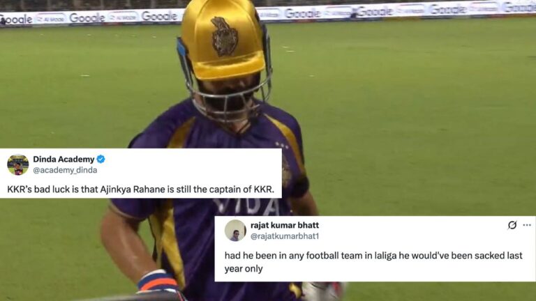KKR Fans Demand Ajinkya Rahane’s Exit After Dismal IPL 2026 Performance