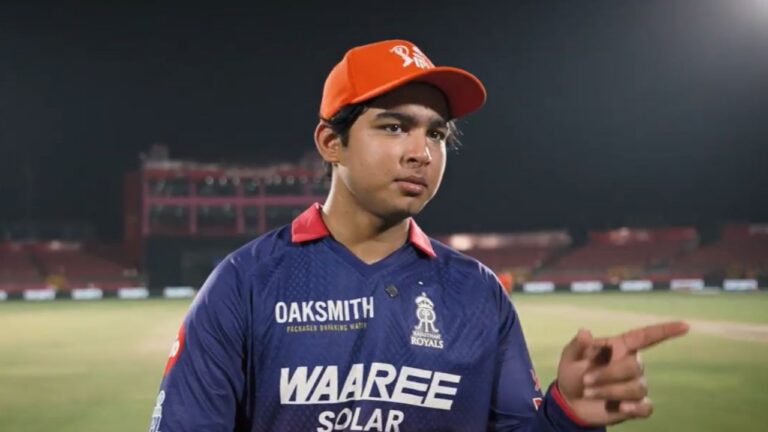 Justin Langer Gatecrashes Vaibhav Sooryavanshi’s Interview After RR Heroics