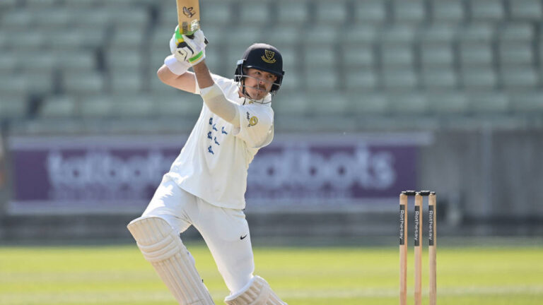 Daniel Hughes Century Drives Sussex into Commanding Position vs Leicestershire