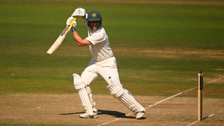 Fergus O’Neill Shines as Nottinghamshire Navigate Rain-Shortened Day Against Hampshire
