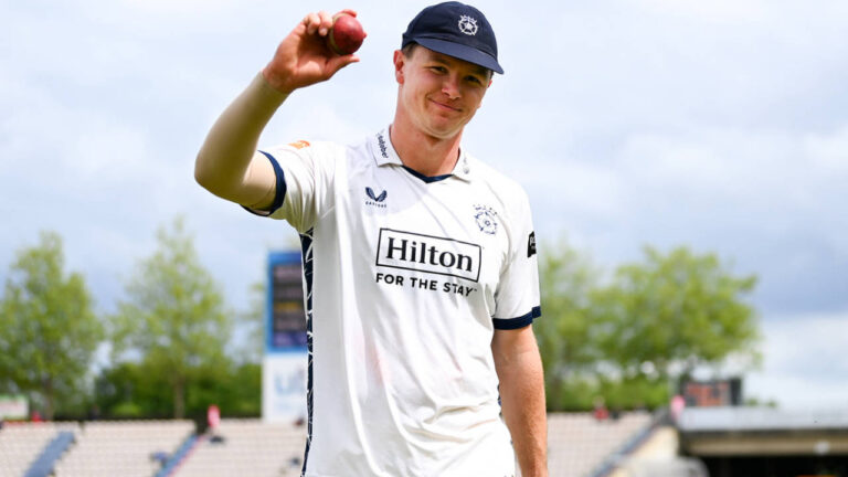Sonny Baker Shines with Five-for as Hampshire Struggles Against Nottinghamshire