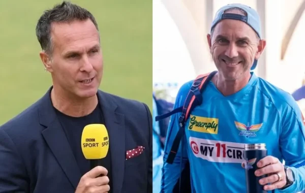 michael vaughan and justin langer