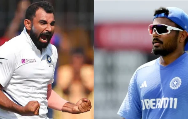 mohammed shami and sanju samson