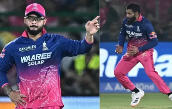 riyan parag and ravindra jadeja rajasthan royals rr
