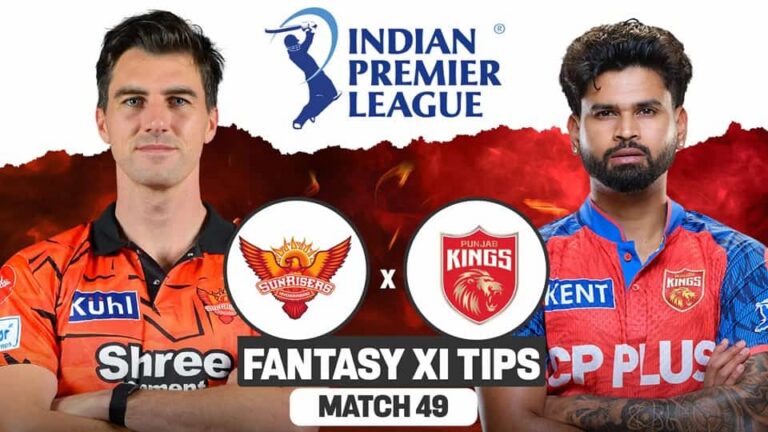 SRH vs PBKS IPL 2026 Match 49: Dream11 Prediction & Match Preview
