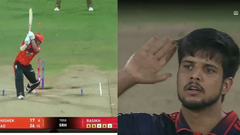 Rasikh Dar Stuns Travis Head with Pinpoint Yorker in IPL Clash