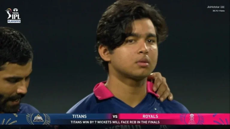 Heartbreak for Vaibhav Sooryavanshi; RR youngster nearly in tears after Qualifie – Vaibhav Sooryavanshi Heartbroken After IPL 2026 Qualifier 2 Exit
