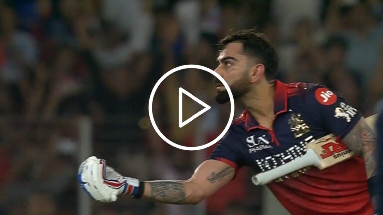 Watch- Virat Kohli Taunts Ahmedabad Crowd After IPL-Winning Six Vs Gujarat Titans